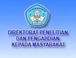 REVISI DAFTAR PESERTA: Rapat Koordinasi Program Penelitian di Surabaya