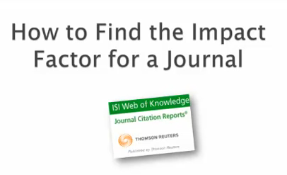 ISI WOS Thomson Reuter 2015 Journal List dan Impact Factor