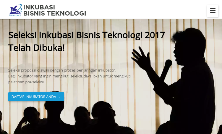 Seleksi Inkubasi Bisnis Teknologi 2017 – Registrasi Inkubator Tutup 5 Des 2016
