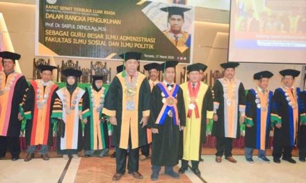 “Pengukuhan Guru Besar Pertama di Universitas Muhammadiyah Maluku Utara”
